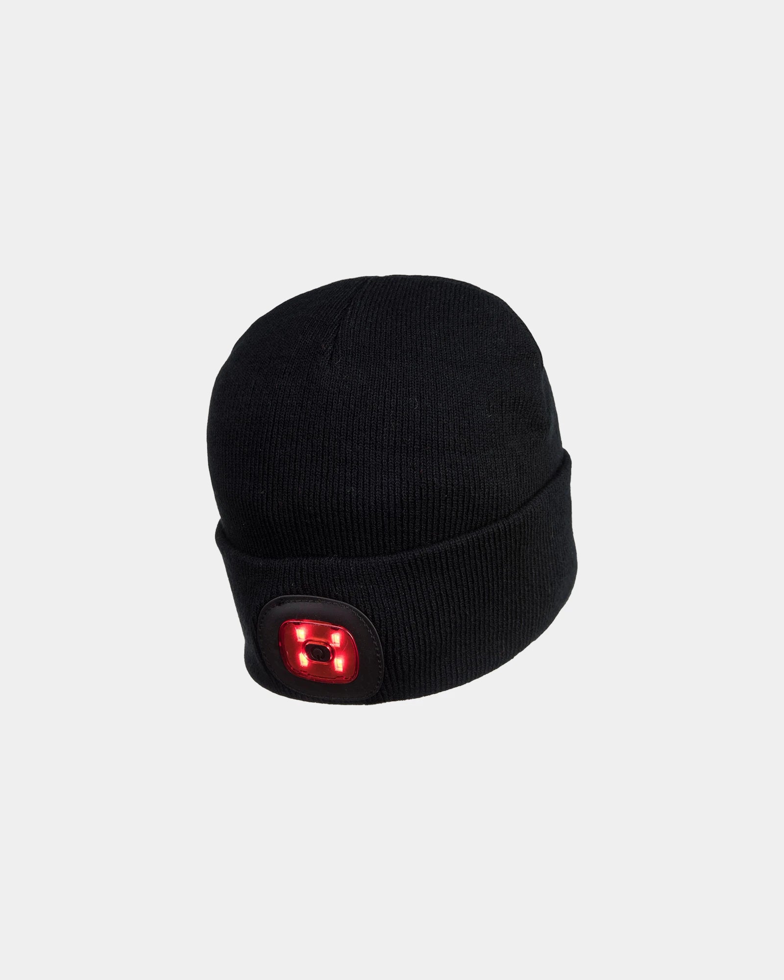 Czapka zimowa akrylowa LED z ładowaniem USB z nadrukiem - 1